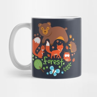 I love forest animals! Cute Forest Shirts & Gifts for Nature Lovers Mug